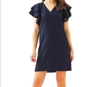 Lilly Pulitzer Kathie Dress True Navy Tanzanian